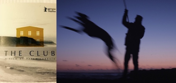 poster and image from Pablo Larraín's The Club